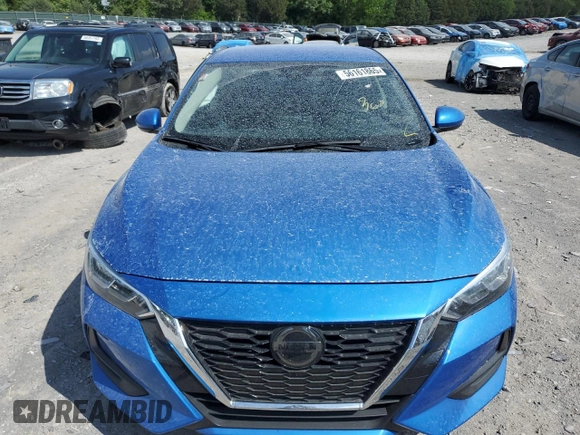 2023 Nissan Sentra SV z VIN 3N1AB8CV7PY319595, wystawiony jako Copart lot #56161865 z przebiegiem 19 755 mil mil oraz Szkoda całkowita • Salvage title. Historia ofert i sprzedaży dostępna na DreamBid. Obrazek 5.