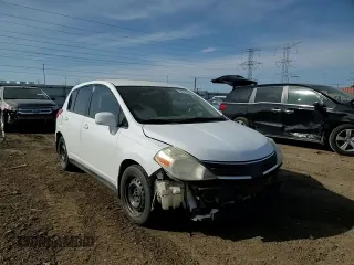 2007 Nissan Versa 1.8 S with VIN 3N1BC13E27L378429, listed as a Copart auction lot 48575995 with 92,504 mi miles and Salvage Title. Bid and sale history available at carsss.com. Image 10.