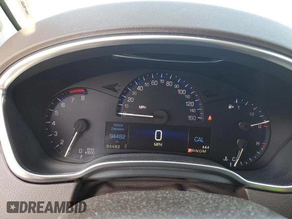 2015 Cadillac SRX Premium Collection with VIN 3GYFNGE37FS610304, listed as a Copart auction lot 49453344 with 94,482 mi miles and Salvage Title. Bid and sale history available at carsss.com. Image 9.
