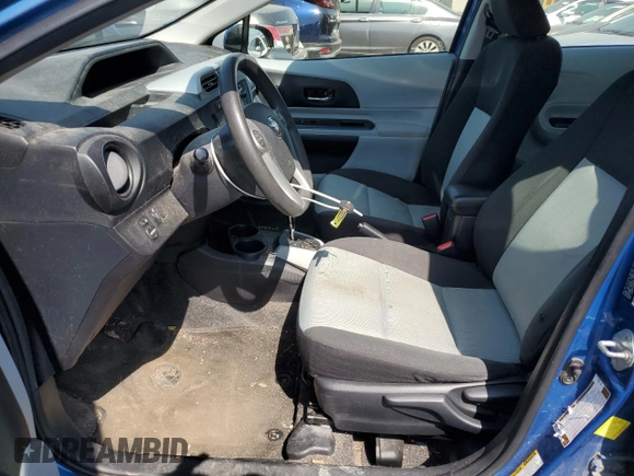2012 Toyota Prius One with VIN JTDKDTB31C1026403, listed as a Copart auction lot 55511025 with 169,115 mi miles and Clean Title. Bid and sale history available at carsss.com. Image 7.