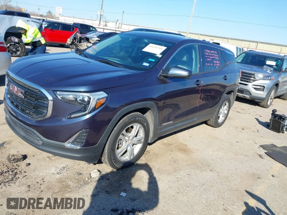 2018 GMC Terrain SLE with VIN 3GKALMEV3JL328724, listed as a IAAI auction lot 41636219 with 175,786 mi miles. Bid and sale history available at carsss.com. Image 2.
