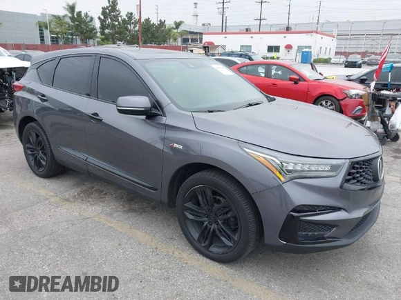 2021 Acura RDX w/A-Spec Package with VIN 5J8TC2H66ML031347, listed as a IAAI auction lot 42046268 with 22,904 mi miles. Bid and sale history available at carsss.com. Image 1.