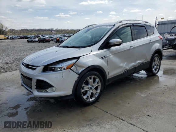 2015 Ford Escape Titanium with VIN 1FMCU0JX0FUA05189, listed as a Copart auction lot 51254255 with 150,304 mi miles and Salvage Title. Bid and sale history available at carsss.com. Image 1.