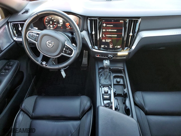 2019 Volvo S60 R-Design with VIN 7JRA22TM7KG000985, listed as a Copart auction lot 84938614 with 63,240 mi miles and Salvage Title. Bid and sale history available at carsss.com. Image 8.