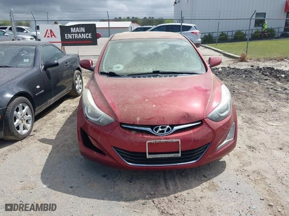 2015 Hyundai Elantra SE with VIN 5NPDH4AEXFH618708, listed as a IAAI auction lot 41932172 with 260,919 mi miles. Bid and sale history available at carsss.com. Image 13.