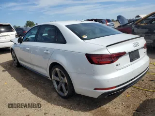 2019 Audi A4 Prestige with VIN WAUFNAF43KA002217, listed as a Copart auction lot 57820274 with 22,306 mi miles and Salvage Title. Bid and sale history available at carsss.com. Image 2.