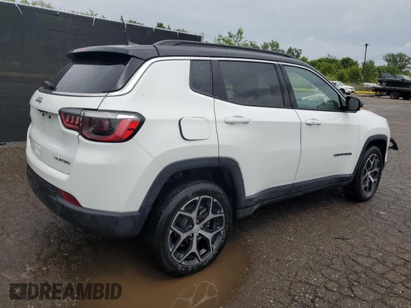 2024 Jeep Compass Limited with VIN 3C4NJDCN1RT145212, listed as a Copart auction lot 61824575 with 34,222 mi miles and Clean title. Bid and sale history available at DreamBid. Image 3.