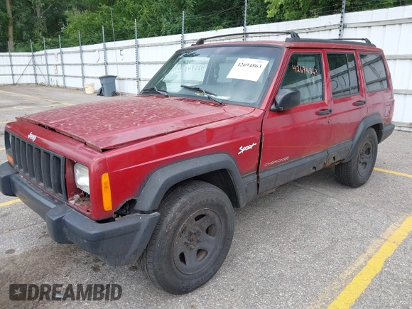 1998 Jeep Cherokee Sport with VIN 1J4FJ68S7WL192924, listed as a IAAI auction lot 42694863 with 204,565 mi miles and . Bid and sale history available at DreamBid. Image 2.