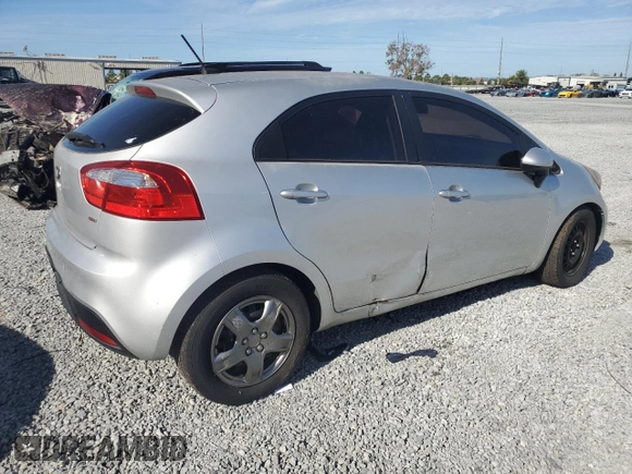 2014 Kia Rio LX with VIN KNADM5A30E6367851, listed as a Copart auction lot 84300514 with 181,083 mi miles and Clean Title. Bid and sale history available at carsss.com. Image 3.