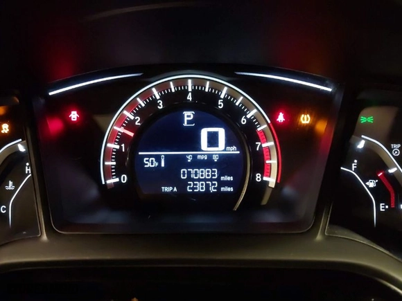 2017 Honda Civic Hatchback LX with VIN SHHFK7H21HU418467, listed as a IAAI auction lot 41451578 with 70,883 mi miles. Bid and sale history available at carsss.com. Image 7.