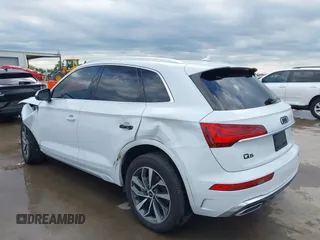 2023 Audi Q5 S line Premium Plus with VIN WA1EABFY3P2122520, listed as a IAAI auction lot 42179826 with 23,020 mi miles and . Bid and sale history available at DreamBid. Image 3.