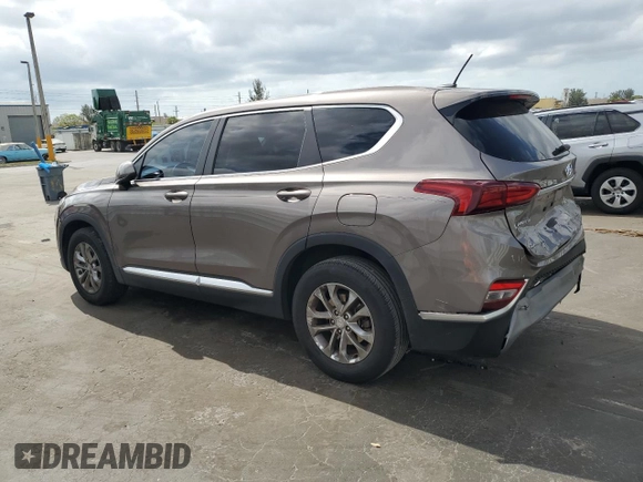 2019 Hyundai Santa Fe SE with VIN 5NMS23AD4KH076815, listed as a Copart auction lot 53528965 with 104,262 mi miles and Non Repairable. Bid and sale history available at carsss.com. Image 2.