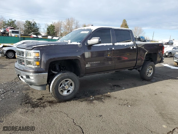 2015 Chevrolet Silverado 1500 LT with VIN 3GCUKREC5FG490958, listed as a Copart auction lot 51644285 with 165,280 mi miles and Clean Title. Bid and sale history available at carsss.com. Image 1.