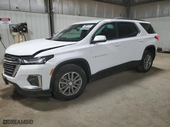 2023 Chevrolet Traverse LT Leather with VIN 1GNEVHKW0PJ233704, listed as a Copart auction lot 51172245 with 45,141 mi miles and Salvage Title. Bid and sale history available at carsss.com. Image 1.