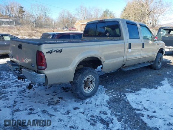 2001 Ford F-250 with VIN 3FTNW21L31MA26177, listed as a IAAI auction lot 41618531 with 240,270 mi miles and . Bid and sale history available at DreamBid. Image 4.