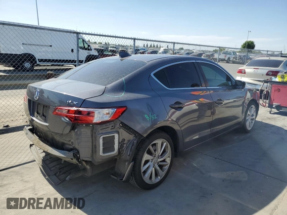 2017 Acura ILX with VIN 19UDE2F3XHA008226, listed as a Copart auction lot 57912505 with 99,670 mi miles and Salvage title. Bid and sale history available at DreamBid. Image 3.
