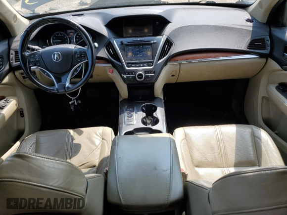 2017 Acura MDX Advance with VIN 5FRYD4H87HB042167, listed as a Copart auction lot 59155755 with 143,241 mi miles and Clean title. Bid and sale history available at DreamBid. Image 8.