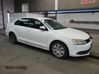 2011 Volkswagen Jetta SE with VIN 3VWDZ7AJ8BM367782, listed as a Copart auction lot 47412815 with 154,475 mi miles and Clean title. Bid and sale history available at DreamBid. Image 4.