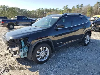 2019 Jeep Cherokee Latitude z VIN 1C4PJLCBXKD313322, wystawiony jako Copart lot #46615865 z przebiegiem 92 284 mil mil oraz Szkoda całkowita • Salvage title. Historia ofert i sprzedaży dostępna na DreamBid. Obrazek 1.