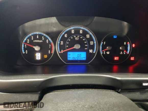 2007 Hyundai Santa Fe SE with VIN 5NMSH73E57H059332, listed as a Copart auction lot 59955205 with 192,844 mi miles and Non repairable. Bid and sale history available at DreamBid. Image 9.
