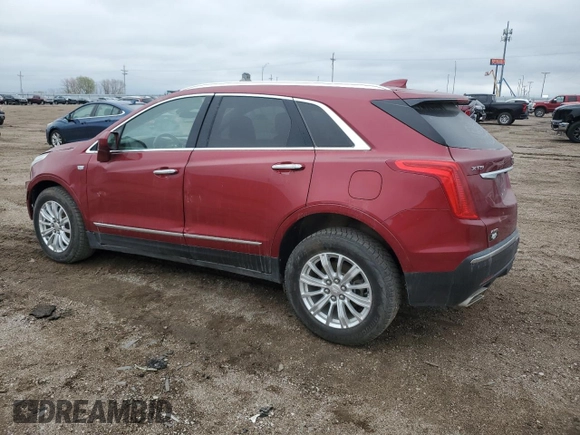 2019 Cadillac XT5 Luxury AWD with VIN 1GYKNDRS7KZ171794, listed as a Copart auction lot 55485335 with 52,229 mi miles and Salvage Title. Bid and sale history available at carsss.com. Image 2.