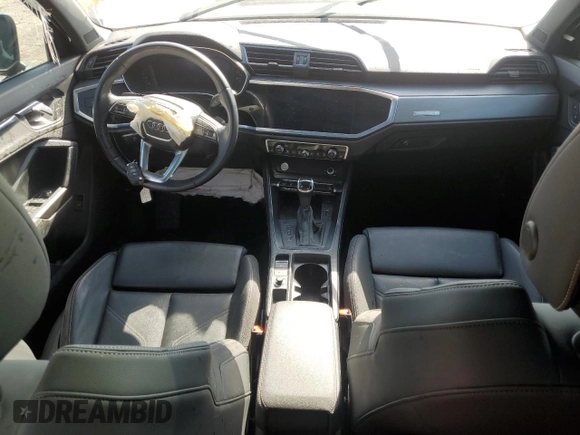 2020 Audi Q3 S line Premium Plus with VIN WA1EECF30L1055714, listed as a Copart auction lot 52678335 with Not provided miles and Salvage title. Bid and sale history available at DreamBid. Image 8.