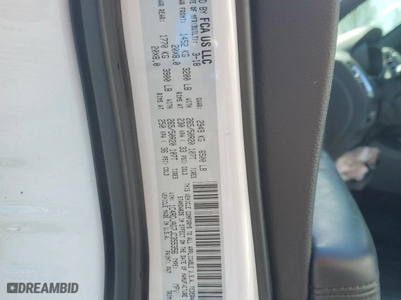 2018 Dodge Durango SXT with VIN 1C4RDJAG7JC355356, listed as a Copart auction lot 52094074 with 107,809 mi miles and Salvage Title. Bid and sale history available at carsss.com. Image 15.