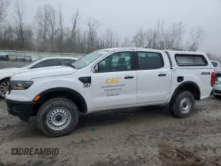2020 Ford Ranger XL with VIN 1FTER4FH6LLA64756, listed as a Copart auction lot 55722235 with 82,537 mi miles and Salvage title. Bid and sale history available at DreamBid. Image 1.