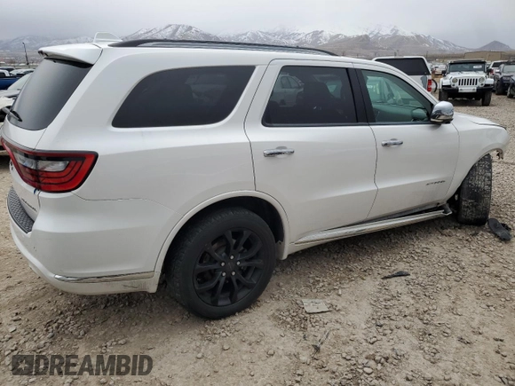 2018 Dodge Durango Citadel Anodized Platinum with VIN 1C4SDJETXJC219408, listed as a Copart auction lot 41601364 with 87,981 mi miles and . Bid and sale history available at DreamBid. Image 3.
