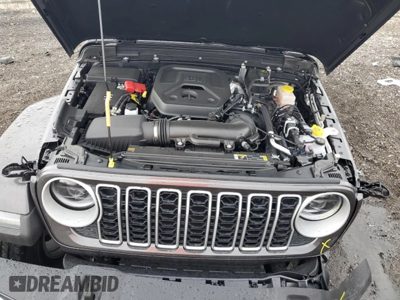2025 Jeep Wrangler Sahara with VIN 1C4PJXEN9SW505768, listed as a Copart auction lot 88961125 with 1,806 mi miles and Clean Title. Bid and sale history available at DreamBid. Image 11.