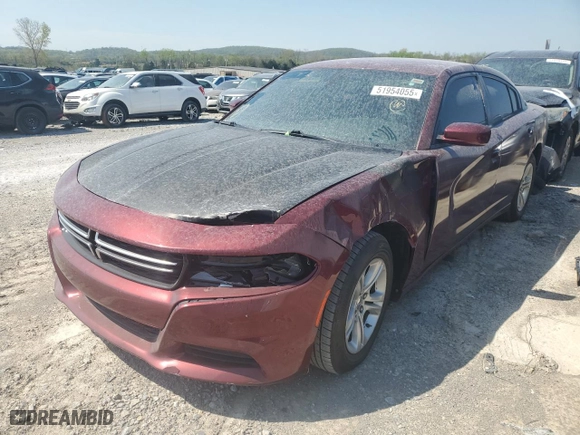 2017 Dodge Charger SE with VIN 2C3CDXBG7HH595848, listed as a Copart auction lot 51954055 with 137,264 mi miles and Clean Title. Bid and sale history available at carsss.com. Image 1.