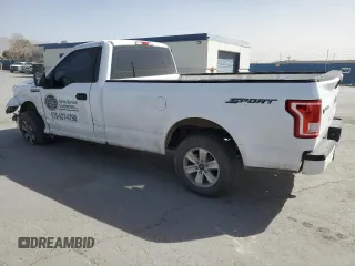 2016 Ford F-150 XL with VIN 1FTMF1CF4GKD54074, listed as a Copart auction lot 47224205 with 97,379 mi miles and Salvage Title. Bid and sale history available at carsss.com. Image 2.