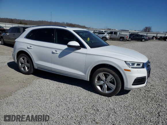 2019 Audi Q5 Premium Plus with VIN WA1BNAFYXK2036146, listed as a Copart auction lot 47342835 with 76,817 mi miles and Salvage Title. Bid and sale history available at carsss.com. Image 4.