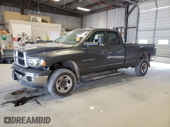 2004 Dodge Ram 2500 SLT with VIN 3D7KU28CX4G146324, listed as a Copart auction lot 69964254 with 244,029 mi miles and Salvage Title. Bid and sale history available at carsss.com. Image 1.