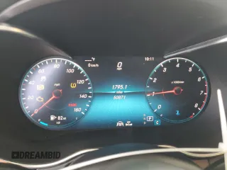 2019 Mercedes-Benz C 300 with VIN 55SWF8DB8KU283303, listed as a Copart auction lot 52826415 with 50,871 mi miles and Salvage Title. Bid and sale history available at DreamBid. Image 9.