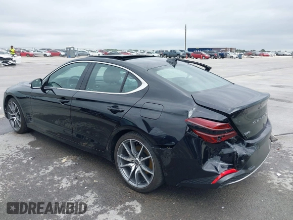 2022 Genesis G70 2.0T с VIN KMTG34TA2NU103715, выставлен на аукционе IAAI как лот 42163298 с пробегом 19 320 миль миль и . История ставок и продаж доступна на DreamBid. Изображение 3.