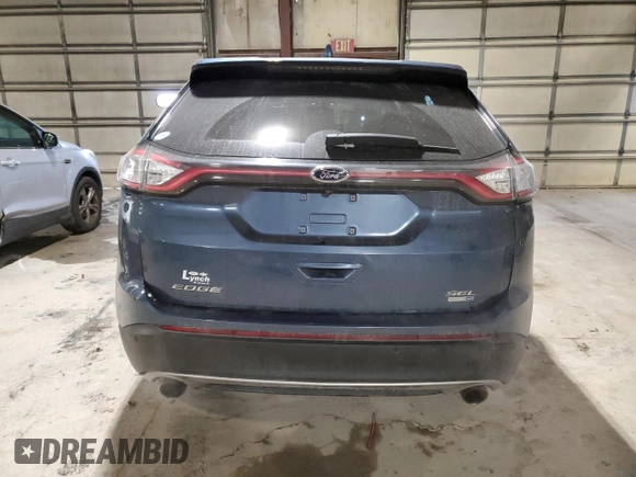 2018 Ford Edge SEL with VIN 2FMPK4J92JBB03607, listed as a Copart auction lot 87443464 with 58,746 mi miles and Salvage Title. Bid and sale history available at DreamBid. Image 6.