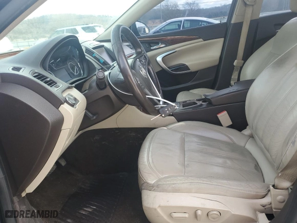 2014 Buick Regal with VIN 2G4GK5EX8E9278858, listed as a Copart auction lot 45327145 with 132,812 mi miles and Clean Title. Bid and sale history available at carsss.com. Image 7.