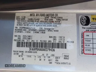 2010 Ford Fusion SE with VIN 3FAHP0HA0AR279436, listed as a IAAI auction lot 42627235 with 190,666 mi miles and . Bid and sale history available at DreamBid. Image 9.