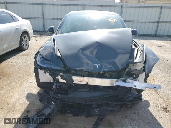 2025 Tesla Model 3 Long Range with VIN 5YJ3E1EA9SF965269, listed as a Copart auction lot 58576425 with Not provided miles and Salvage title. Bid and sale history available at DreamBid. Image 5.