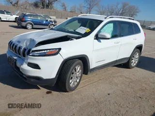 2017 Jeep Cherokee Limited with VIN 1C4PJMDB7HW647325, listed as a IAAI auction lot 41472364 with 37,129 mi miles and . Bid and sale history available at DreamBid. Image 2.