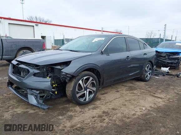2021 Subaru Legacy Limited XT with VIN 4S3BWGN68M3008316, listed as a IAAI auction lot 41611404 with 52,648 mi miles and . Bid and sale history available at DreamBid. Image 2.