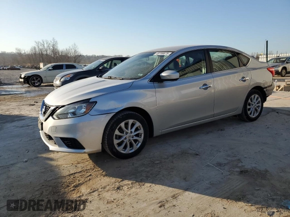 2018 Nissan Sentra SV with VIN 3N1AB7AP3JL655697, listed as a Copart auction lot 48708675 with 111,175 mi miles and Salvage Title. Bid and sale history available at carsss.com. Image 1.