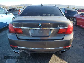 2014 BMW 7 Series 740Li with VIN WBAYE4C57ED137758, listed as a Copart auction lot 42347085 with 121,776 mi miles and Salvage Title. Bid and sale history available at carsss.com. Image 6.