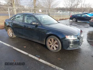 2010 Audi A4 2.0T Premium with VIN WAUAFAFL6AN051143, listed as a IAAI auction lot 41199628 with 197,141 mi miles. Bid and sale history available at carsss.com. Image 1.