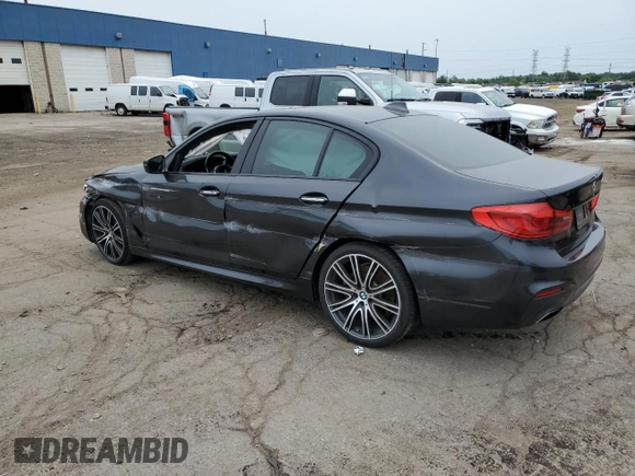 2018 BMW 5 Series 540i with VIN WBAJE5C5XJWA95322, listed as a Copart auction lot 60434385 with 73,073 mi miles and Salvage title. Bid and sale history available at DreamBid. Image 2.