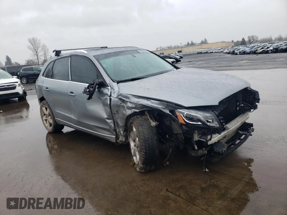 2011 Audi Q5 Premium Plus with VIN WA1LFAFP7BA002857, listed as a Copart auction lot 45090845 with Not Provided miles and Salvage Title. Bid and sale history available at DreamBid. Image 4.