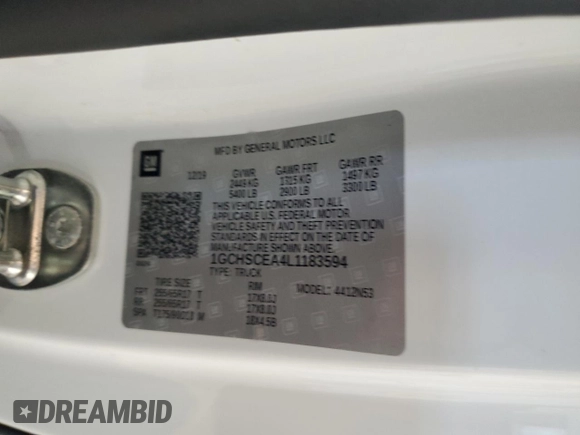 2020 Chevrolet Colorado 2WD LT z VIN 1GCHSCEA4L1183594, wystawiony jako Copart lot #63303835 z przebiegiem 58 912 mil mil oraz Czysty tytuł • Clean title. Historia ofert i sprzedaży dostępna na DreamBid. Obrazek 12.