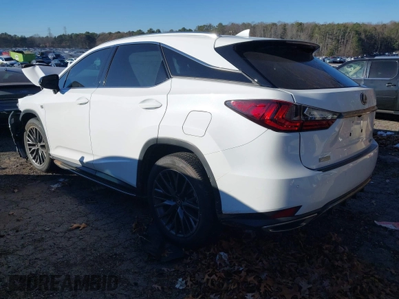 2022 Lexus RX with VIN 2T2YZMDA1NC314459, listed as a IAAI auction lot 41172293 with 49,883 mi miles. Bid and sale history available at carsss.com. Image 3.