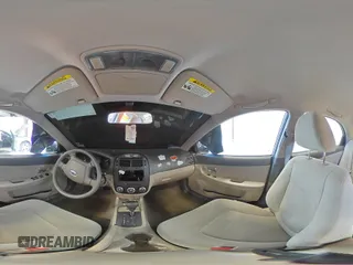 2009 Kia Spectra EX with VIN KNAFE222395665848, listed as a Copart auction lot 51017925 with 30,186 mi miles and Salvage Title. Bid and sale history available at DreamBid. Image 12.